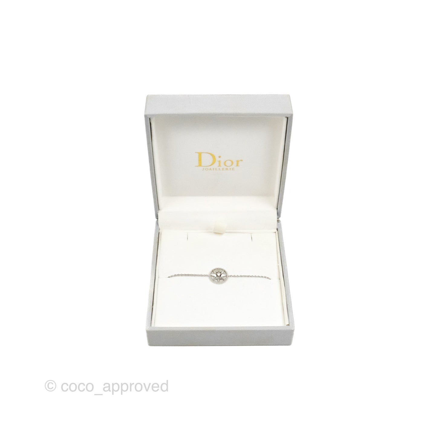 Dior Rose Des Vents Bracelet Diamonds/Mother of Pearl White Gold