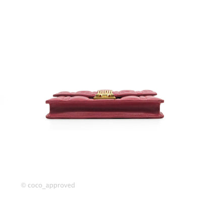 Dior DiorAddict WOC Red Lambskin Gold Hardware