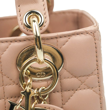 Christian Dior My ABCDior Lady Dior Fard Blush Lambskin Gold Hardware