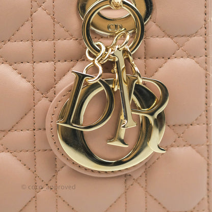 Christian Dior My ABCDior Lady Dior Fard Blush Lambskin Gold Hardware