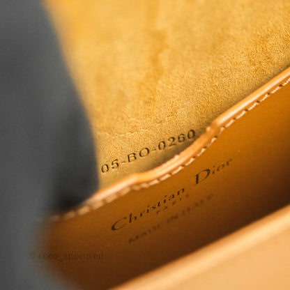 Dior Medium Bobby Bag Camel Calfskin Gold Hardware
