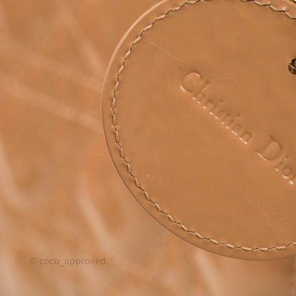 Christian Dior Medium Lady Dior Blush Patent Gold Hardware