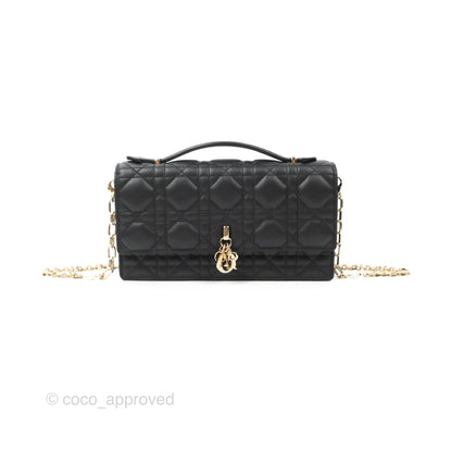 Dior Miss Dior Mini Bag Black Cannage Lambskin
