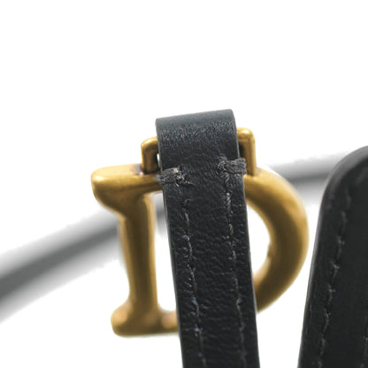 Christian Dior Blue Dior Oblique Jacquard Saddle Belt Pouch