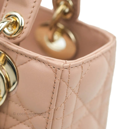 Christian Dior My ABCDior Lady Dior Fard Blush Lambskin Gold Hardware