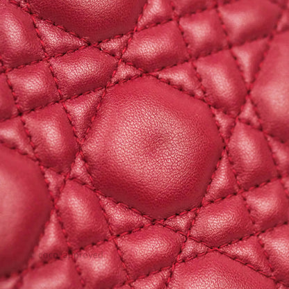 Dior DiorAddict WOC Red Lambskin Gold Hardware
