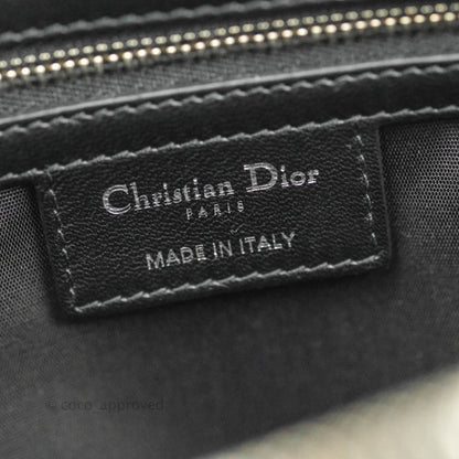 Christian Dior Lambskin Cannage Large Soft Shopping Tote Black