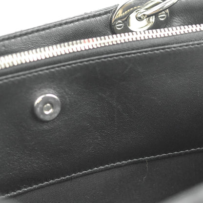 Christian Dior Lambskin Cannage Large Soft Shopping Tote Black