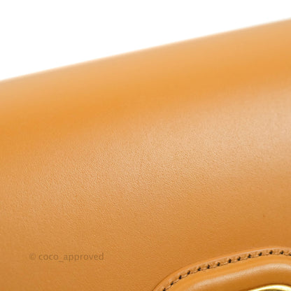 Dior Medium Bobby Bag Camel Calfskin Gold Hardware