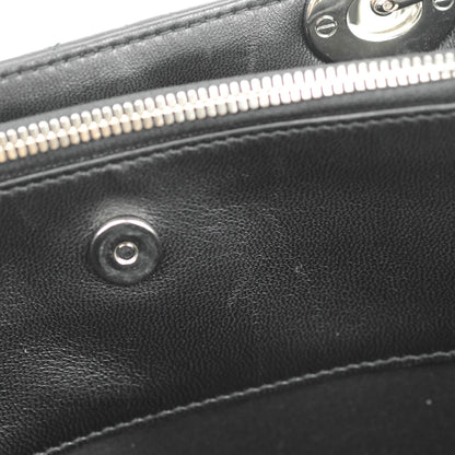 Christian Dior Lambskin Cannage Large Soft Shopping Tote Black