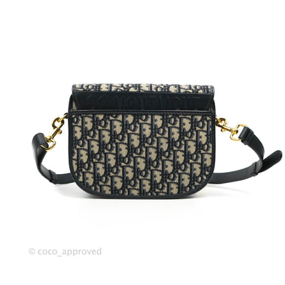 Dior Medium Bobby Bag Blue Oblique Jacquard Canvas