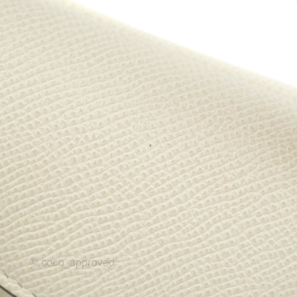 Christian Dior Mini Saddle Bag White Grained Calfskin Gold Hardware