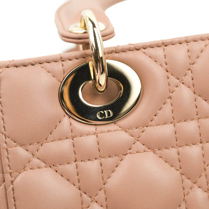 Christian Dior Lambskin My ABCDior Lady Dior Fard Gold Hardware