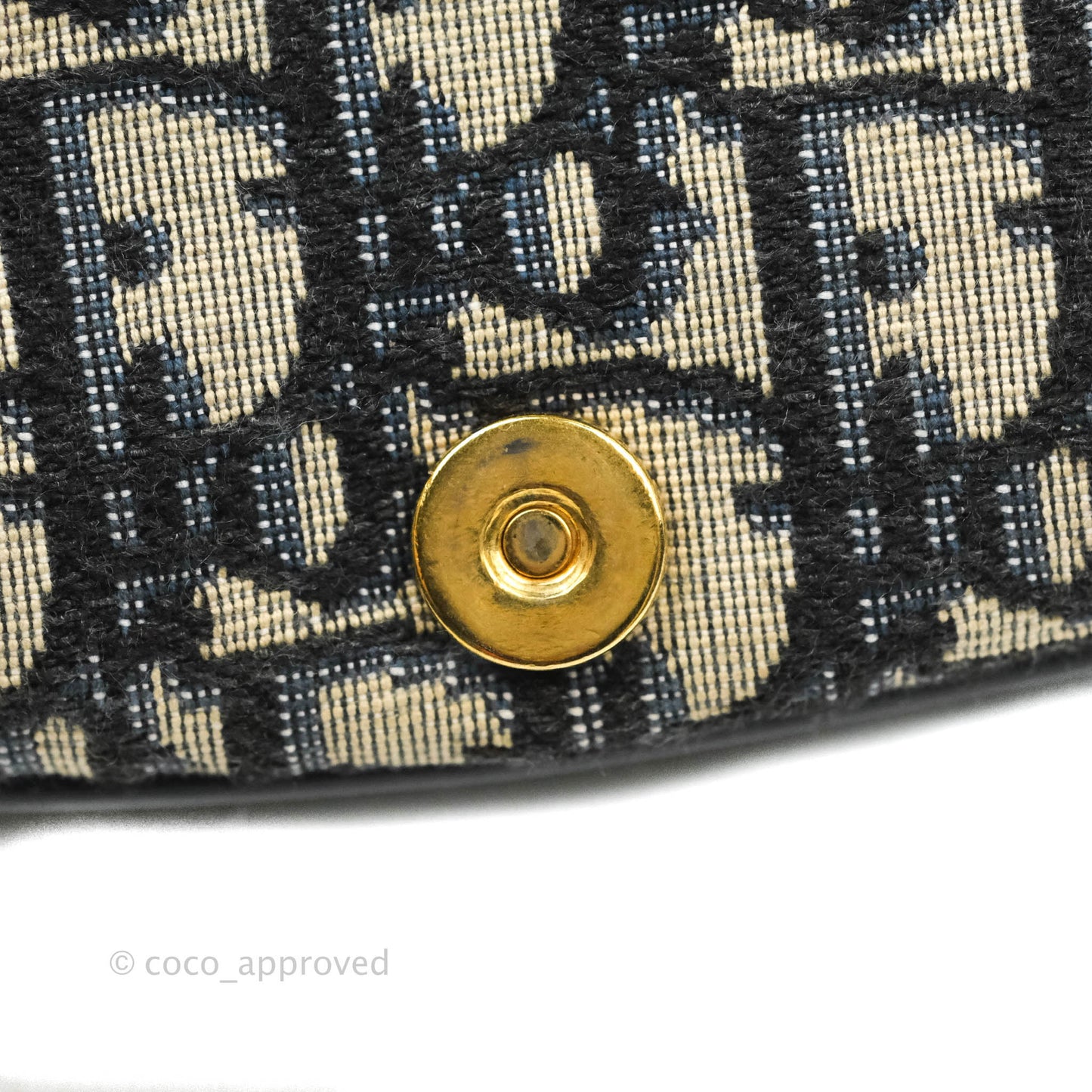 Dior Medium Bobby Bag Blue Oblique Jacquard Canvas