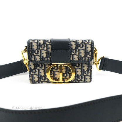 Christian Dior 30 Montaigne Oblique Jacquard Box Bag