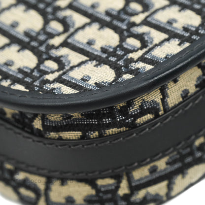 Dior Medium Bobby Bag Blue Oblique Jacquard Canvas