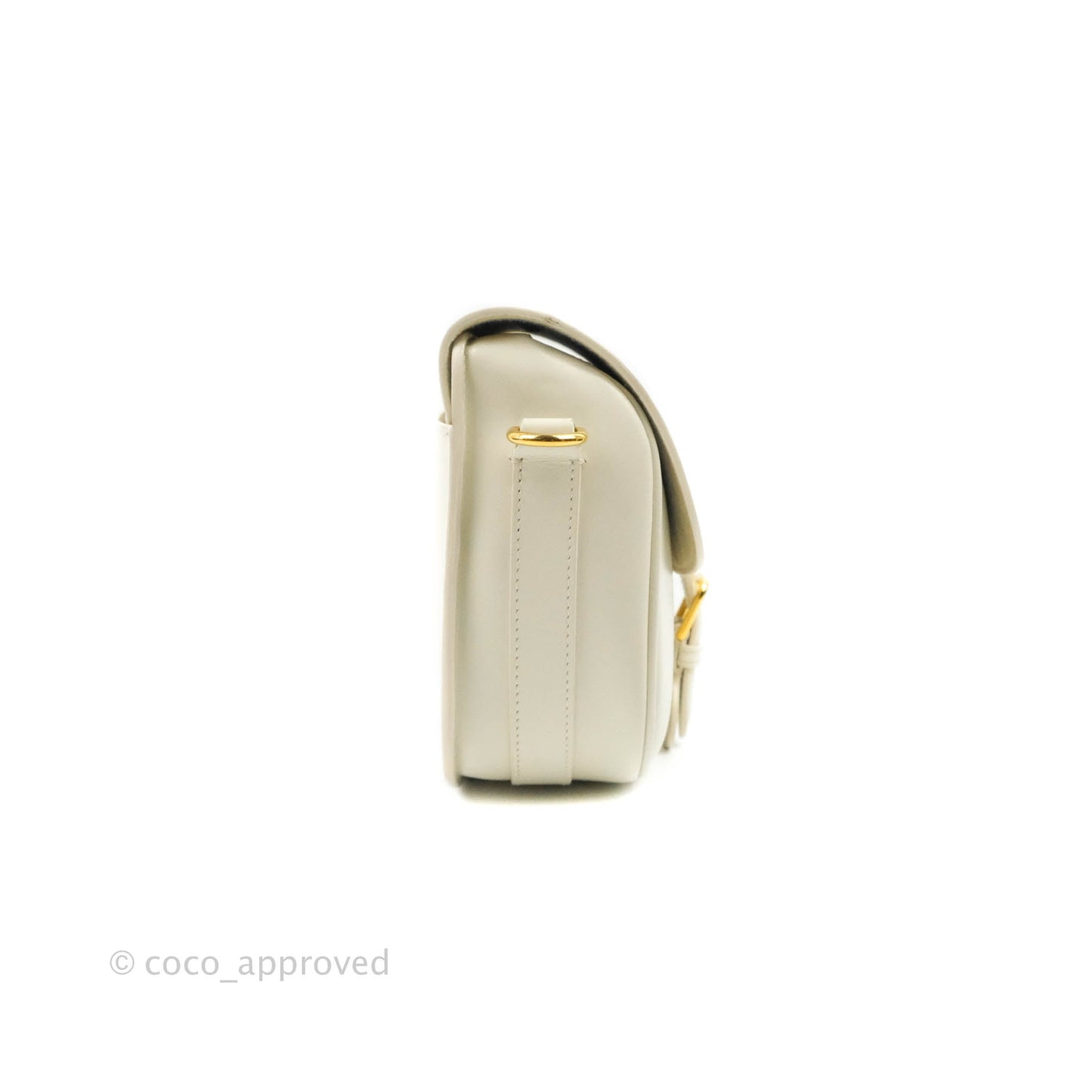 Dior Medium Bobby Bag Off White Calfskin Gold Hardware