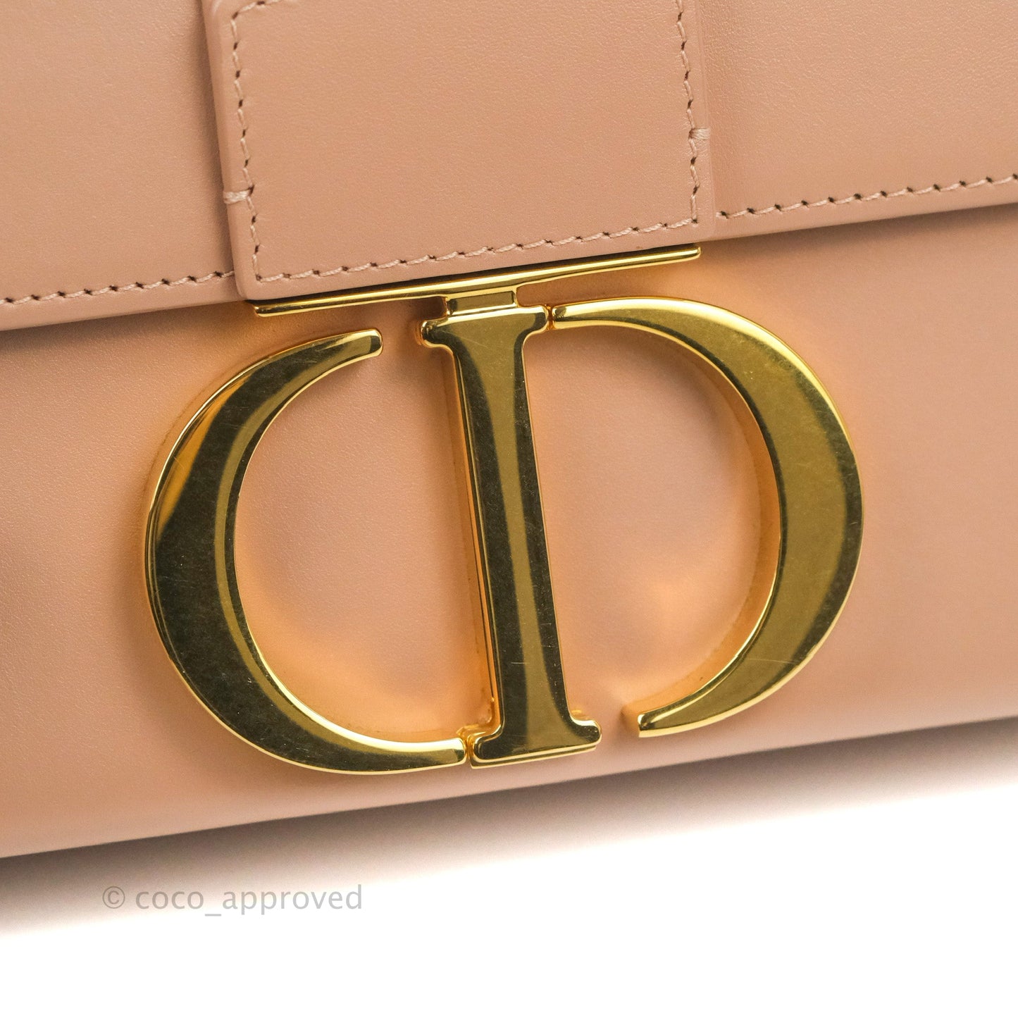 Christian Dior 30 Montaigne Box Bag Rose Des Vents Calfskin
