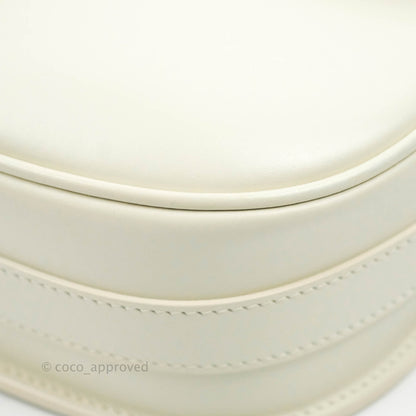 Dior Medium Bobby Bag Off White Calfskin Gold Hardware