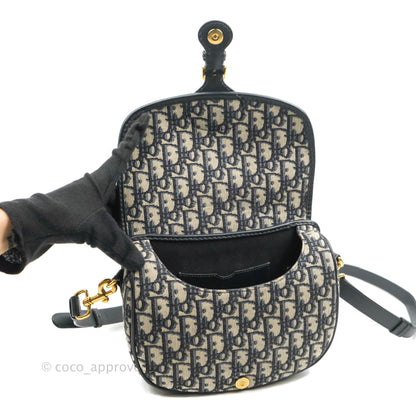 Dior Medium Bobby Bag Blue Oblique Jacquard Canvas