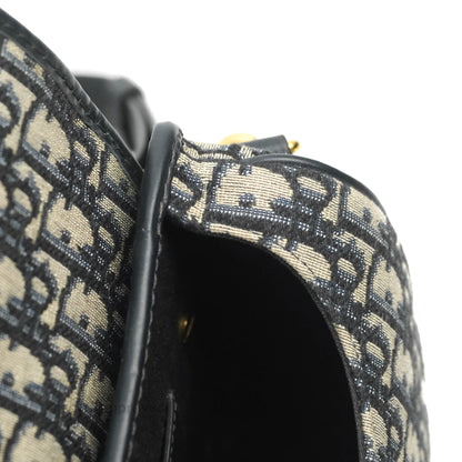 Dior Medium Bobby Bag Blue Oblique Jacquard Canvas