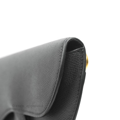 Christian Dior Saddle Belt Bag Black Calfskin Gold Hardware