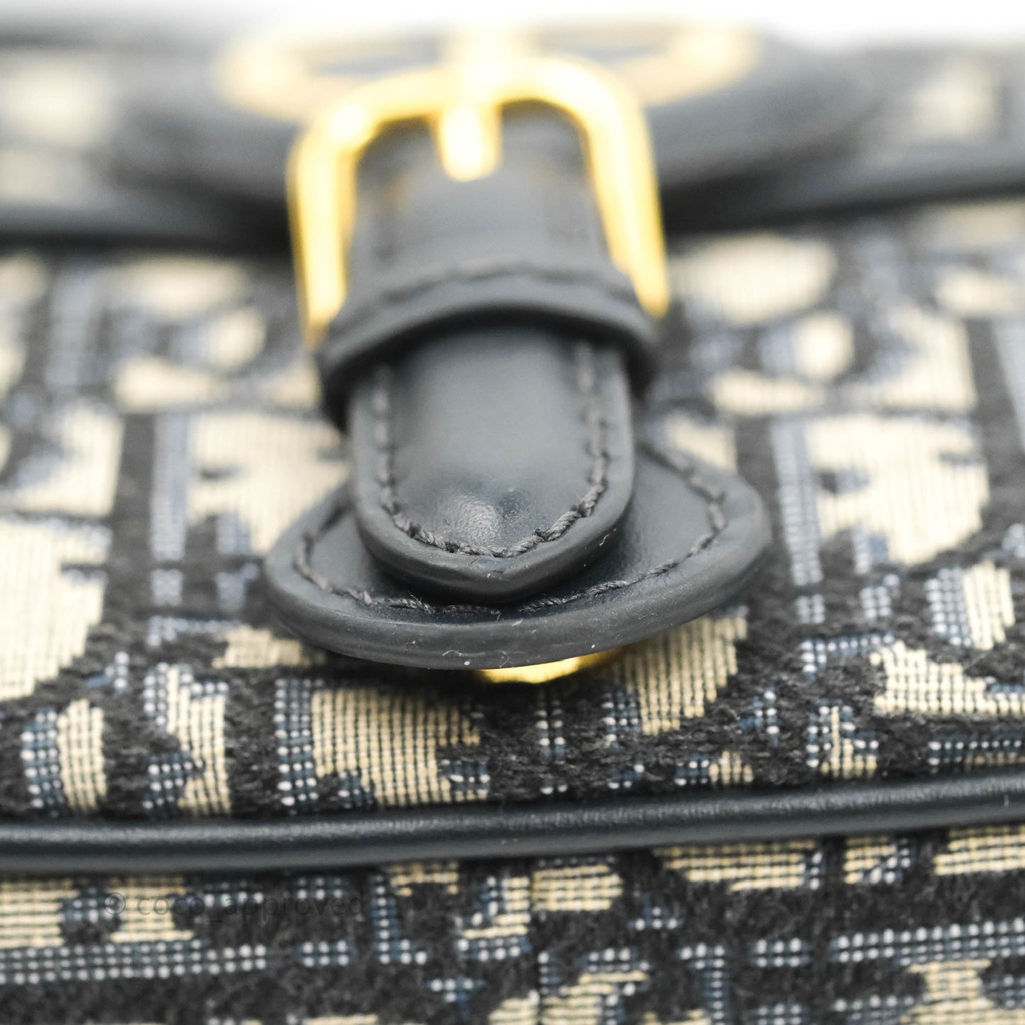 Dior Medium Bobby Bag Blue Oblique Jacquard Canvas