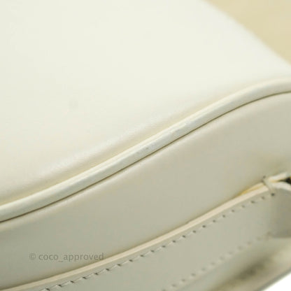 Dior Medium Bobby Bag Off White Calfskin Gold Hardware