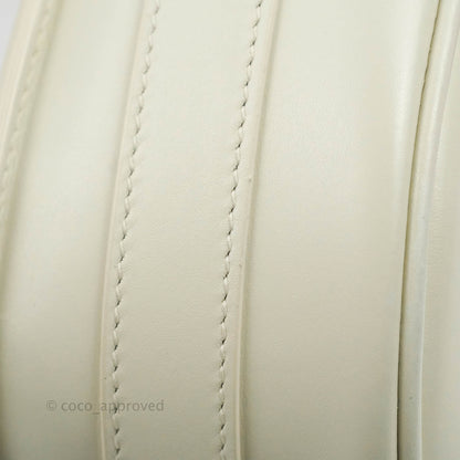 Dior Medium Bobby Bag Off White Calfskin Gold Hardware