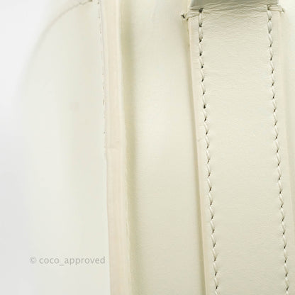 Dior Medium Bobby Bag Off White Calfskin Gold Hardware