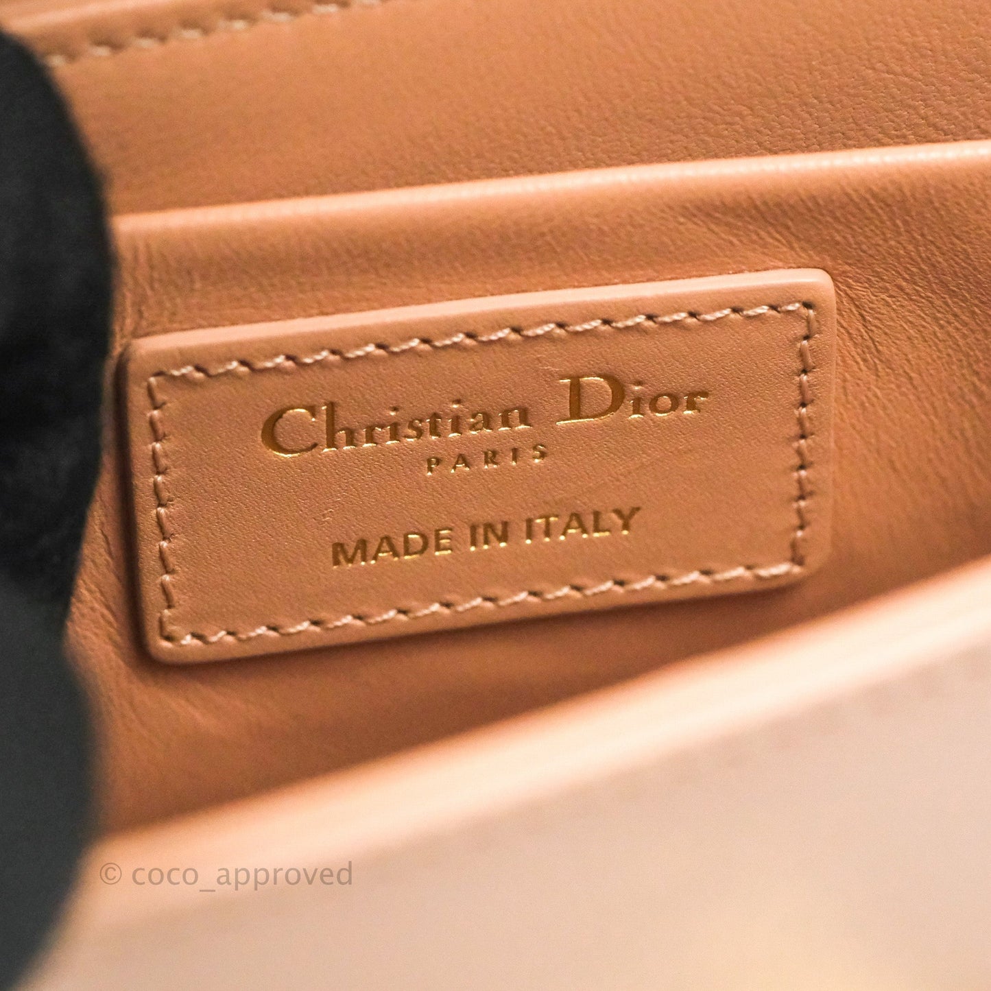 Christian Dior 30 Montaigne Box Bag Rose Des Vents Calfskin