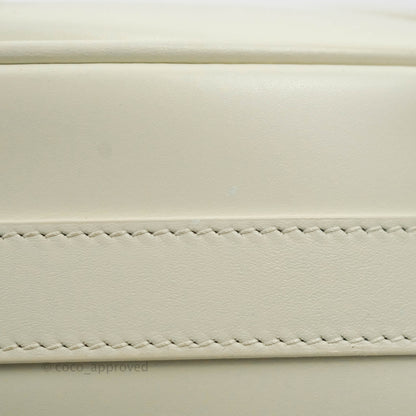 Dior Medium Bobby Bag Off White Calfskin Gold Hardware