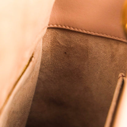 Christian Dior Medium Lady Dior Fard Blush Lambskin Gold Hardware