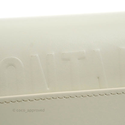 Dior Medium Bobby Bag Off White Calfskin Gold Hardware