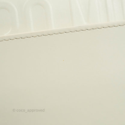 Dior Medium Bobby Bag Off White Calfskin Gold Hardware