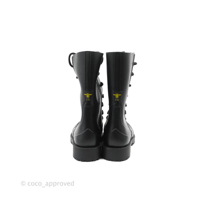 Dior Diorcamp Rubber Boots Black Size 35
