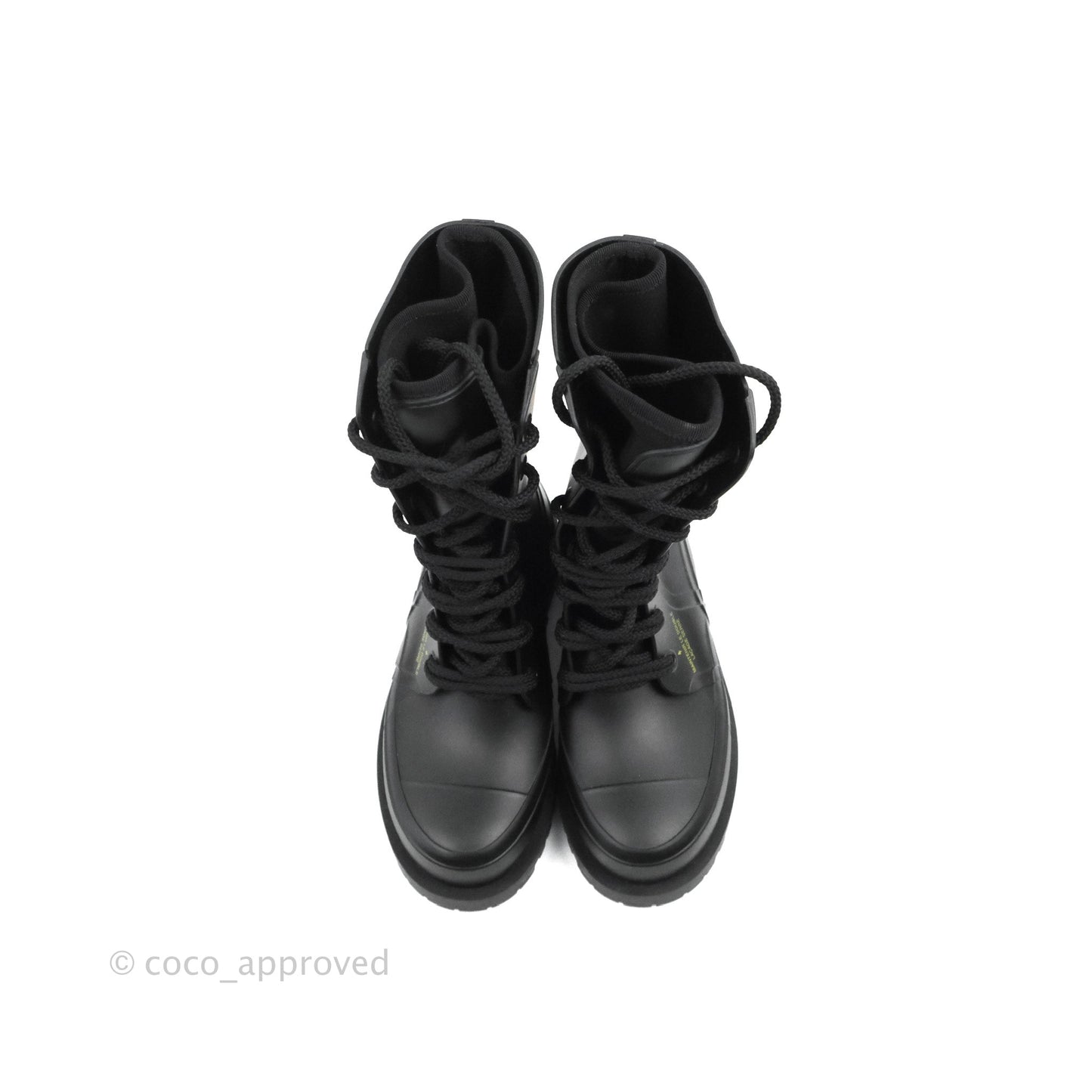 Dior Diorcamp Rubber Boots Black Size 35
