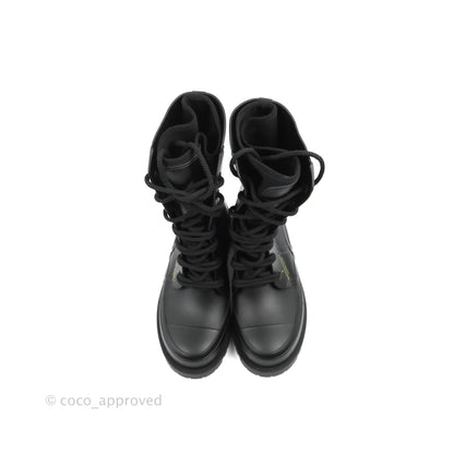 Dior Diorcamp Rubber Boots Black Size 35