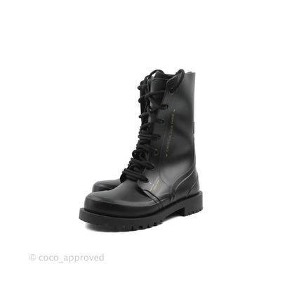 Dior Diorcamp Rubber Boots Black Size 35