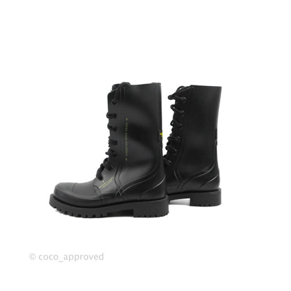 Dior Diorcamp Rubber Boots Black Size 35