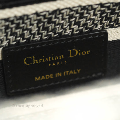 Christian Dior Medium Lady D-Lite Toile de Jouy Zodiac Embroidery Gold Hardware