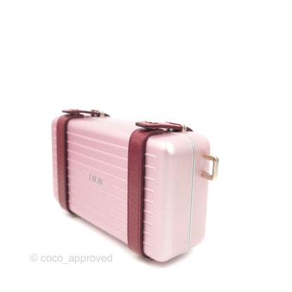 Dior x Rimowa Aluminum Personal Clutch Rose