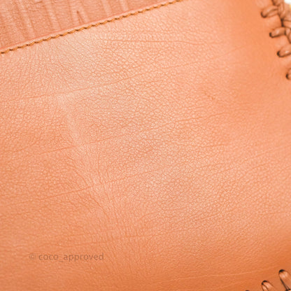 Dior Medium Whipstitched Bobby Bag Brown Grained Calfskin Gold Hardware