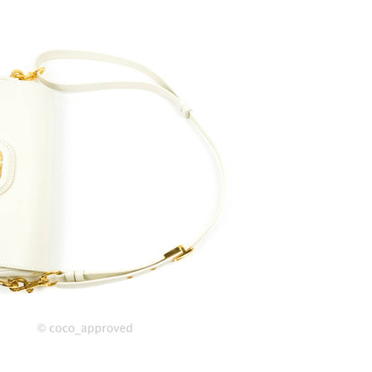 Dior Bobby East-West Bag Calfskin White