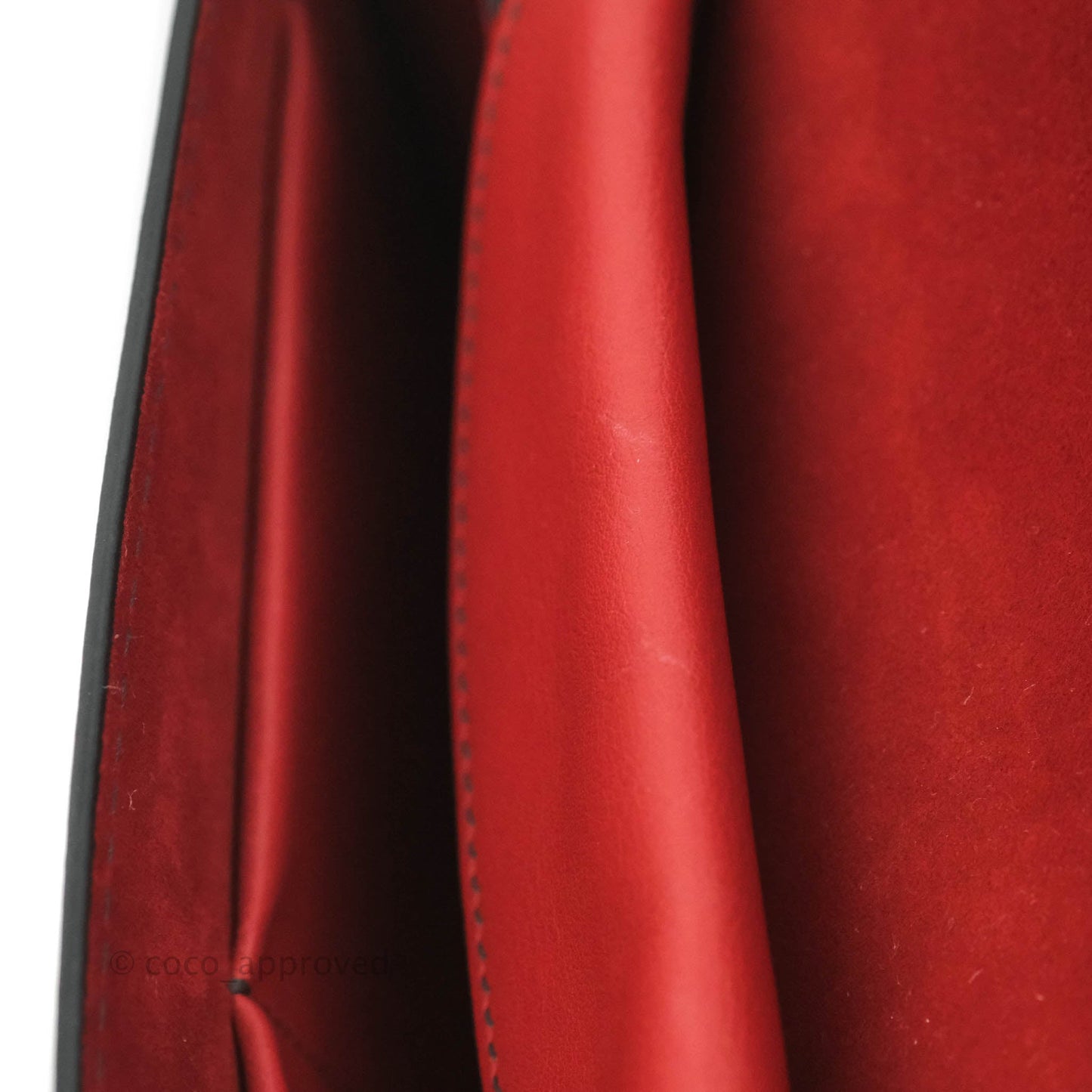 Christian Dior J'Adior Chain Flap Bag Red Calfskin