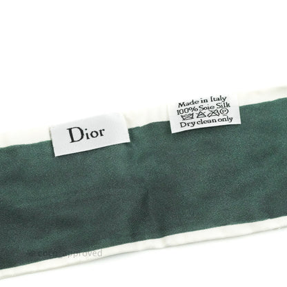 Christian Dior Karma Mitzah Silk Twilly