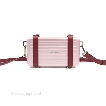 Dior x Rimowa Aluminum Personal Clutch Rose