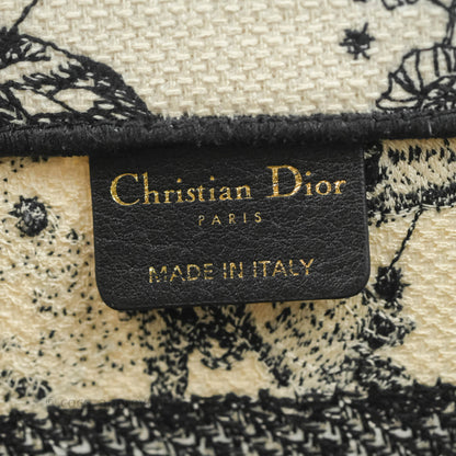 Christian Dior New Small Latte Dior Zodiac Embroidery Canvas Book Tote