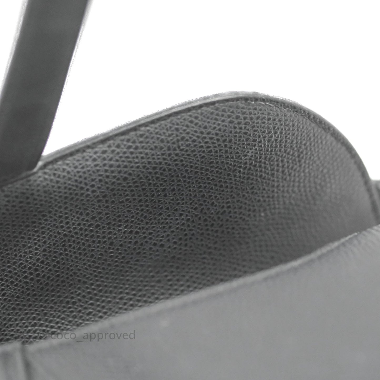 Christian Dior Saddle Bag Black Grained Calfskin Gold Hardware