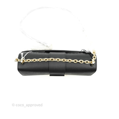 Christian Dior 30 Montaigne with Chain Black Grained Calfskin
